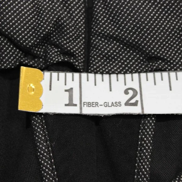 Zanella NWT Chinos / Casual Pants Size 36 US Parker In Solid Black Cotton Blend